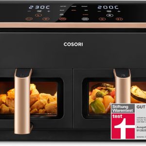 COSORI Dual Zone 6-in-1 Heißluftfritteuse – 8,5 l großes Fassungsvermögen